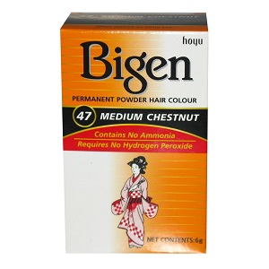 Bigen Powder Hair Colour - 47 Medium Chestnut
